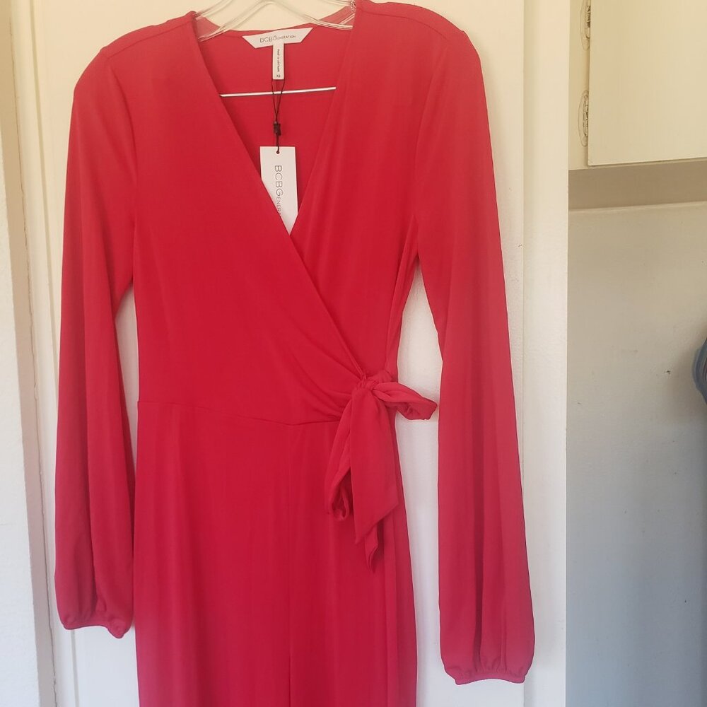 Red BCBG Jumpsuit Size XS